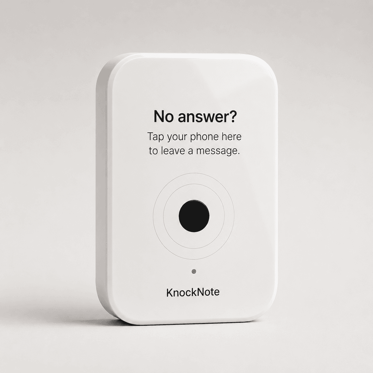 Soft White KnockNote Touch Point